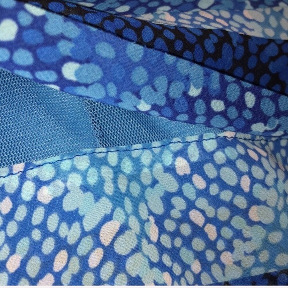 💙WHBM💙BLUE SPECKLED TIERED SKIRT💙 - Picture 5 of 8